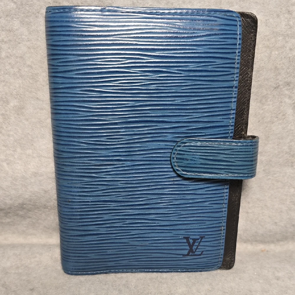 Louis Vuitton Blue Epi Agenda CA 1916